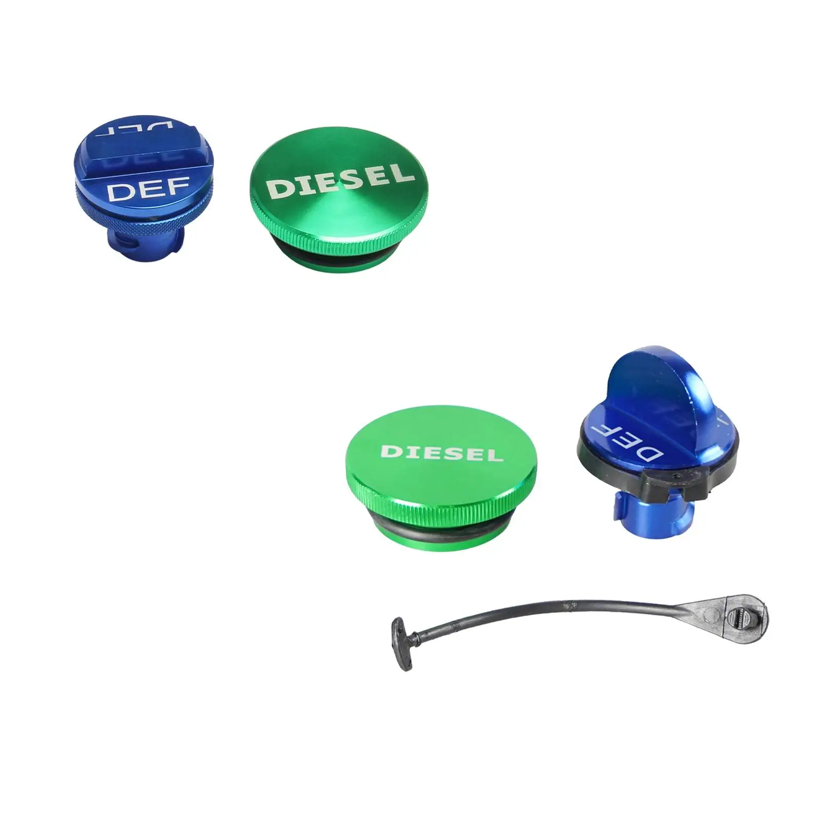 Magnético Fuel Tank Caps, Fuel Caps Fit para Combustível, 2 Peças