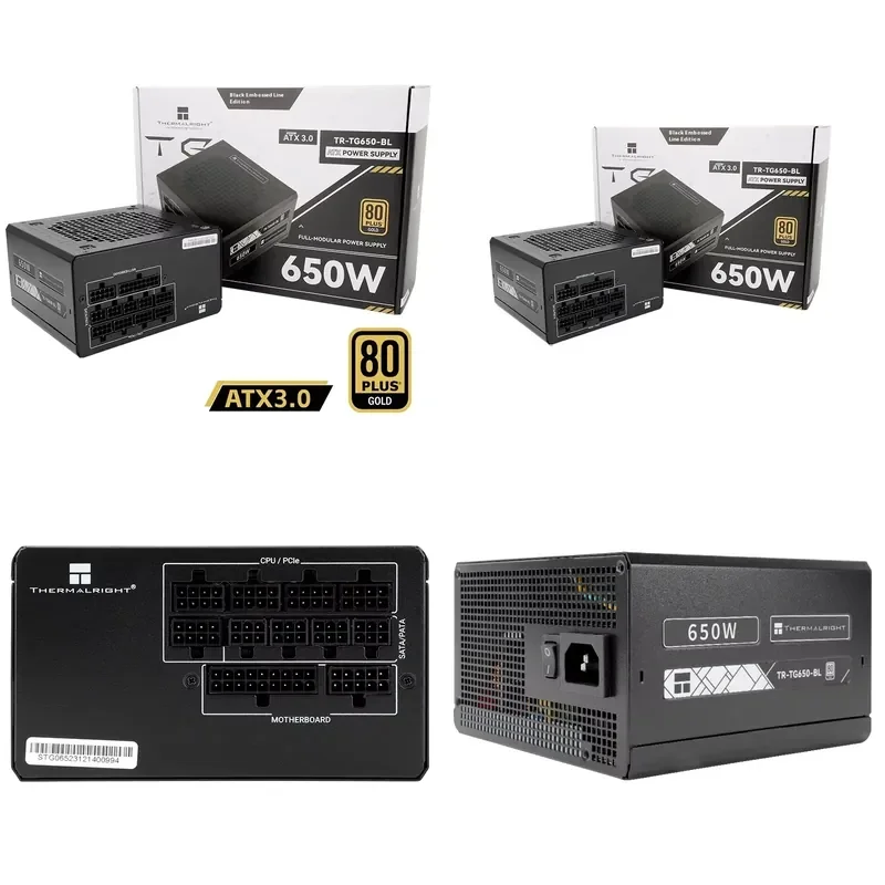 【CHIMU HOME】 650/750/850W ATX3.0 Gold Medal Fully Modular Power Supply