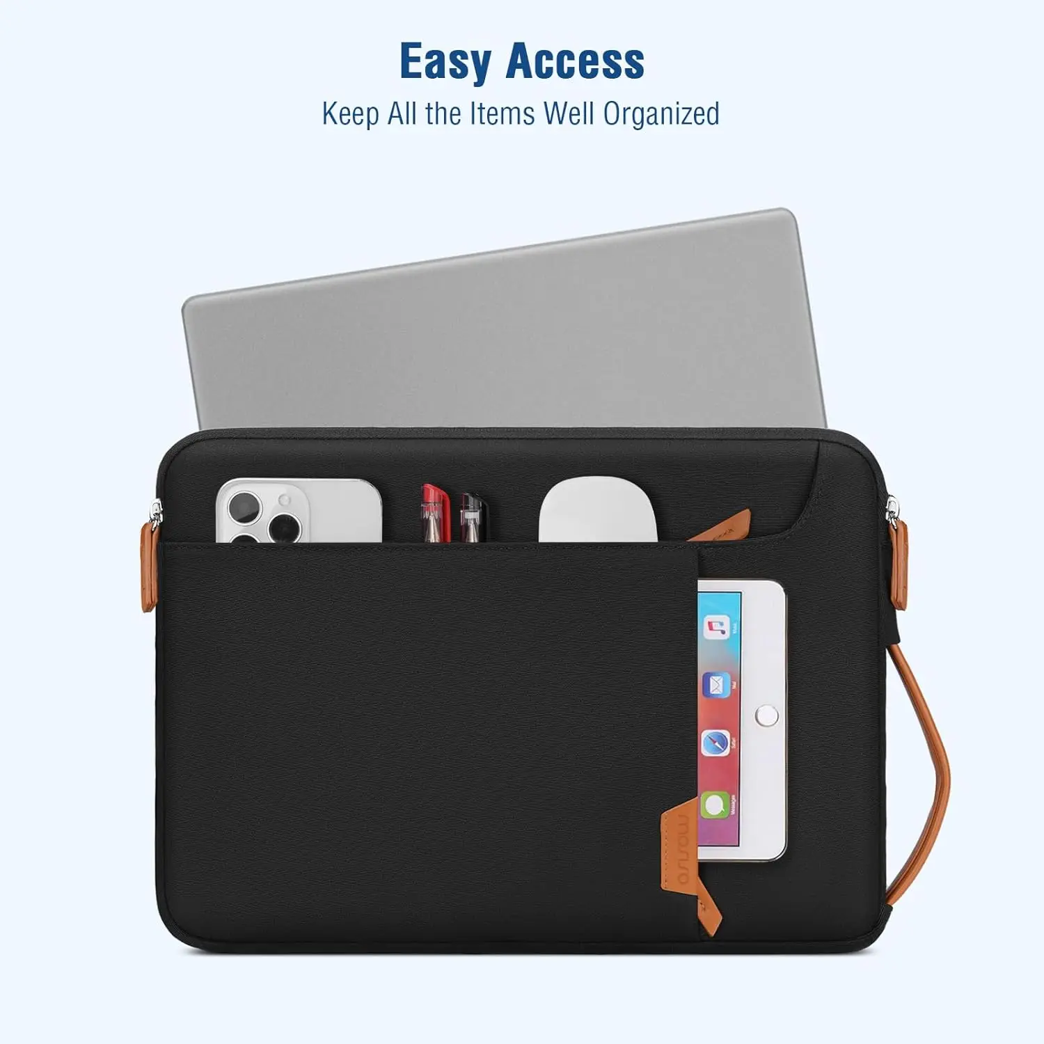 Funda protectora para portátil 360, funda para MacBook Air Pro HP Dell Acer Notebook de 13,3, 14 pulgadas, maletín de negocios