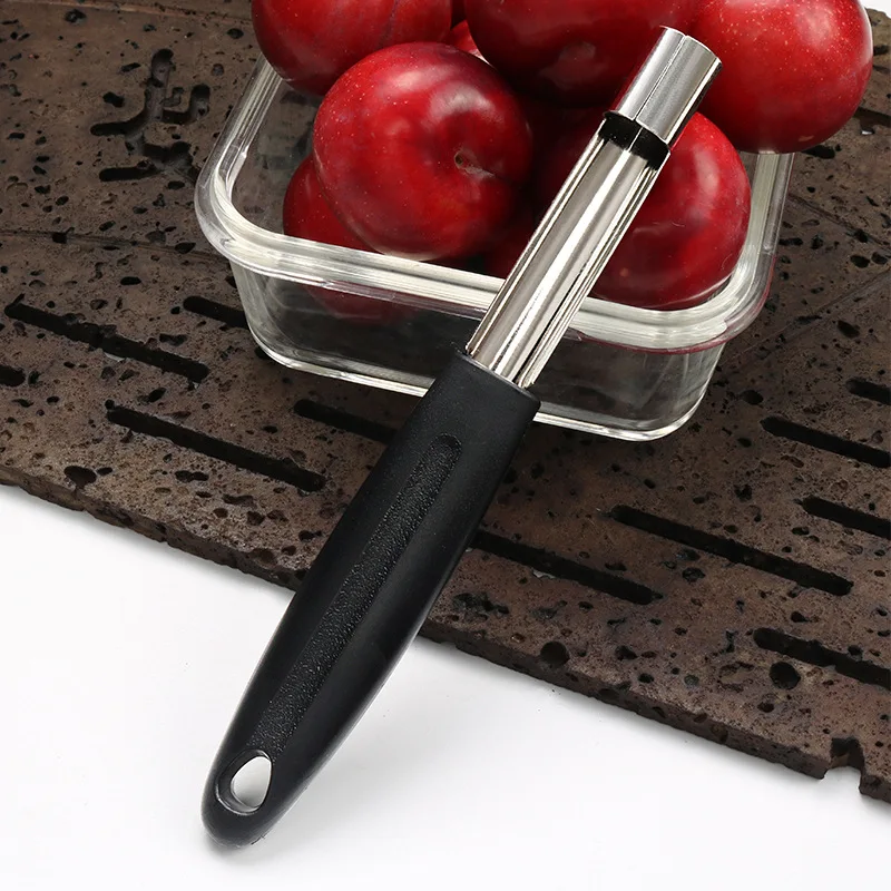 1pc Stainless Steel Apple Corer Fruit Seed Core Remover Easy Core Cutter Pear Fruit Vegetable Slicer Knife Kitchen Safety Gadget