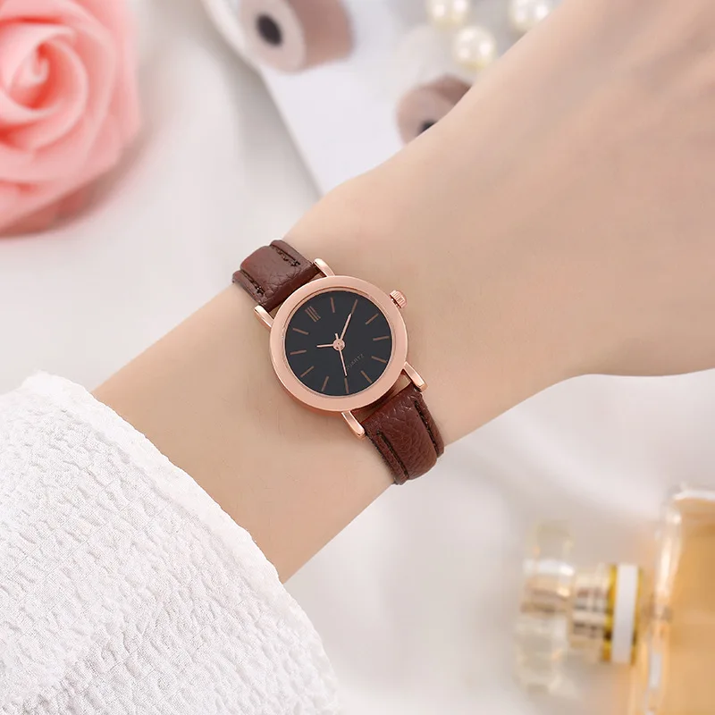 Fashion Women Watch Simple Casual Retro Art Watch Leather Belt Watch Quartz Watch Men Watch Gift  часы женские