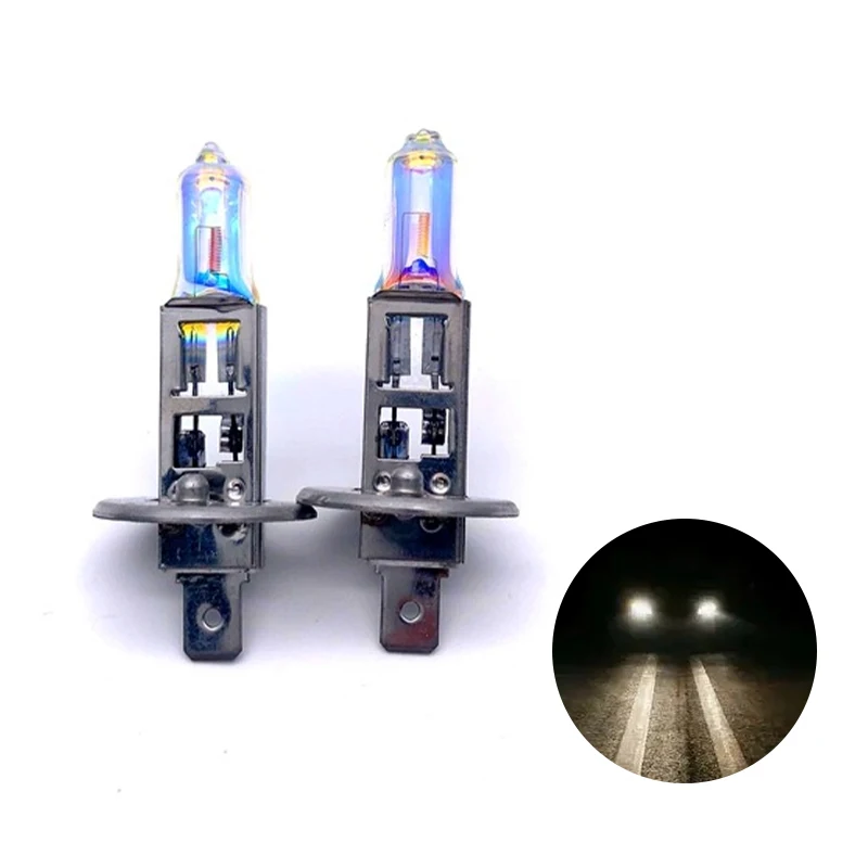 12V H1 Xenon Quartz Halogen Bulb Bulbs 55W All Weather Hid Fog Light Headlamps Bright Car Light