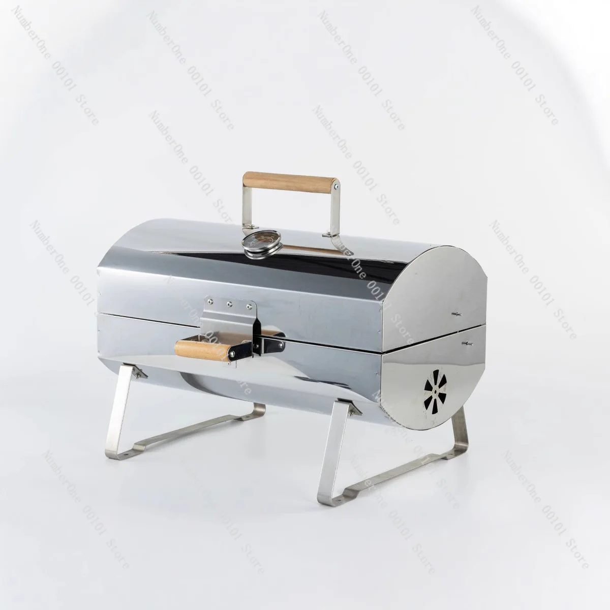 

American Brother Stove Stainless Steel Oven Camping BBQ Firewood Portable Grill