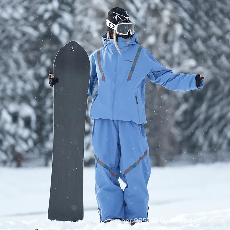 Winter Outdoor Sport Man Ski Sets Waterproof Jacket Pants Women Snow Suits Mountain Snowmobile Male Snowboard Costume Clothes