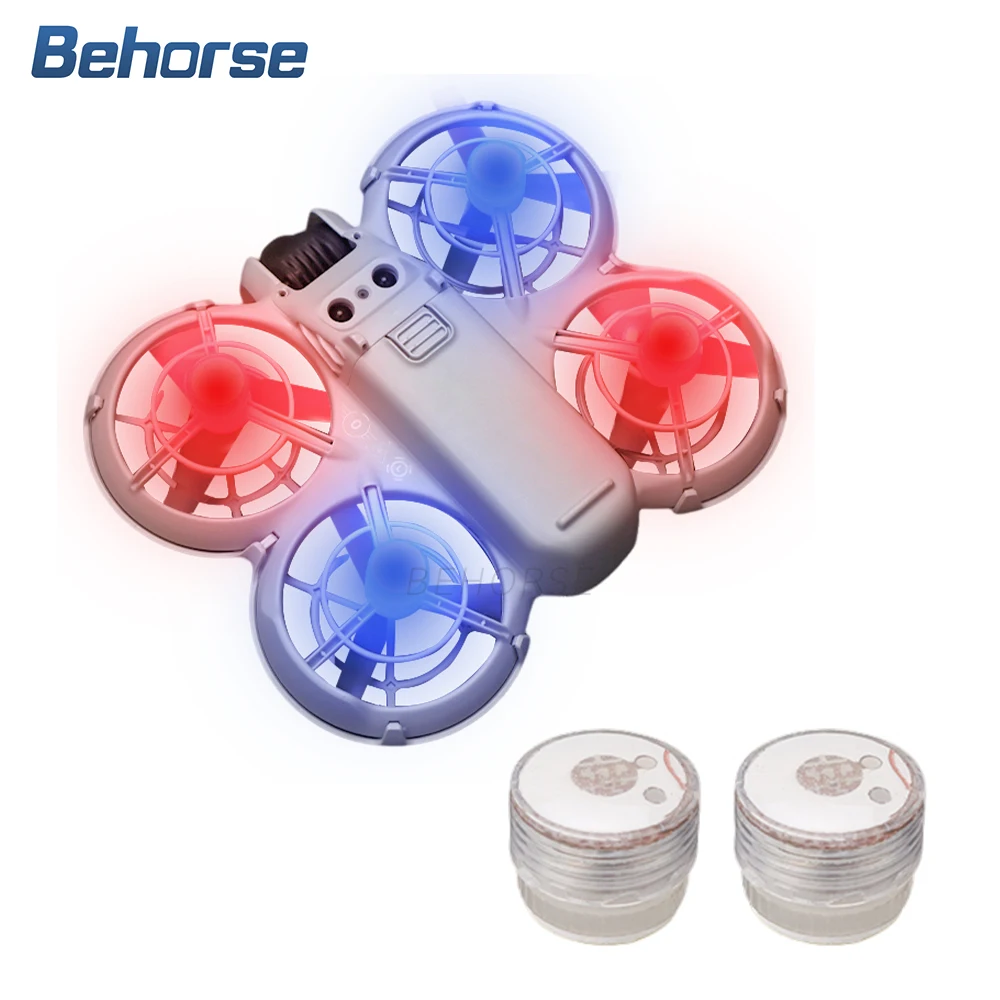 ضوء صغير لـ DJI Neo/Flip Night Flight Safety Light خفيف الوزن للطيران الليلي ضوء واقي لملحقات طائرة DJI Neo بدون طيار