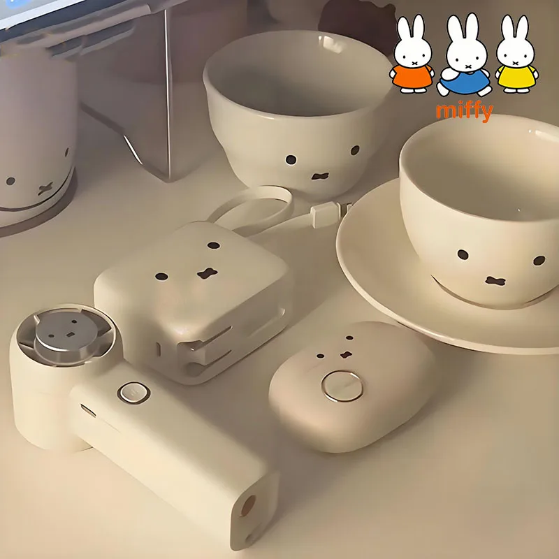 可爱Miffy表情创意贴纸 无痕卡通DIY贴纸