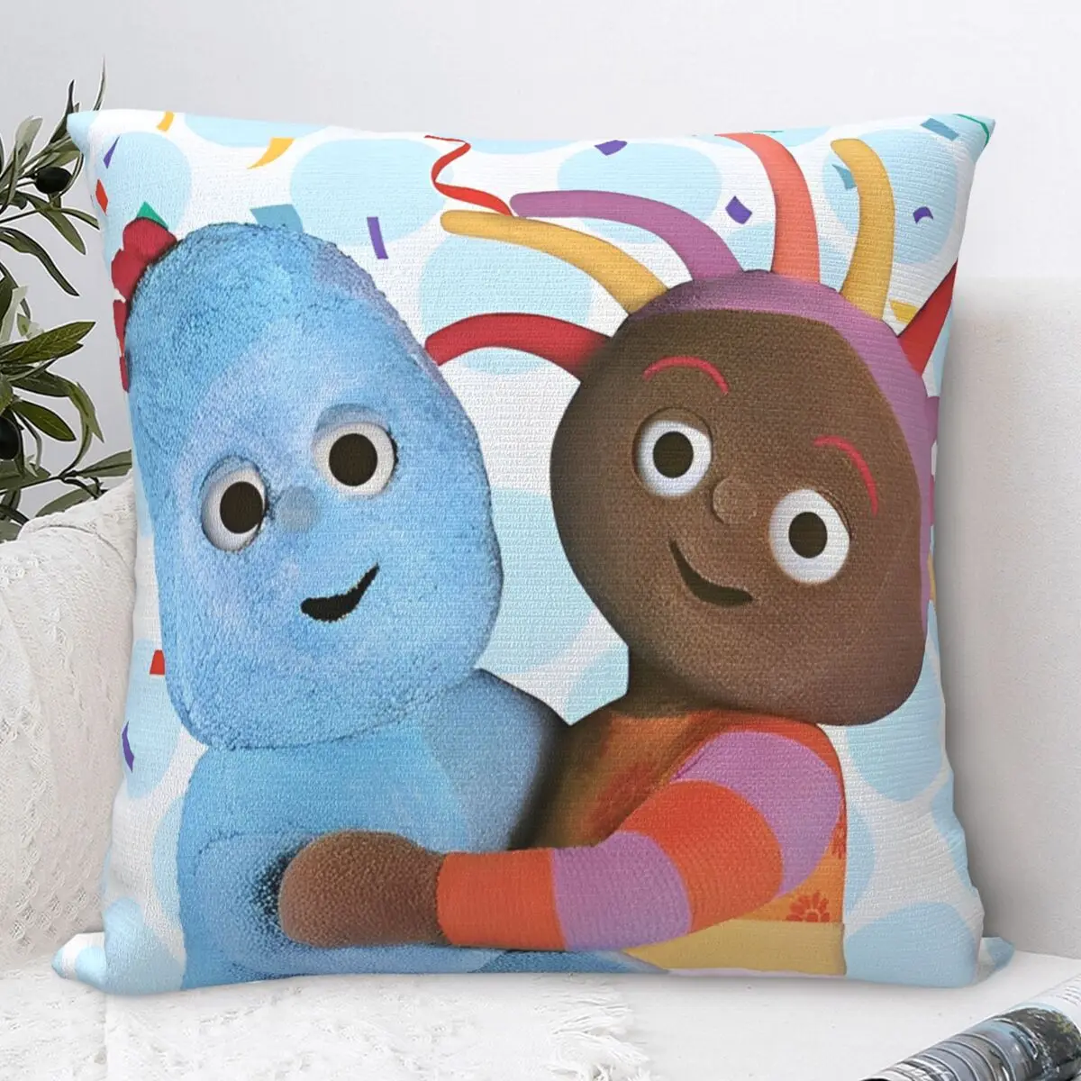 في الليل حديقة كيس وسادة الأصدقاء غطاء الوسادة مربع نمط وسادة غطاء الحديثة سادات للسيارة ديكور المنزل #1