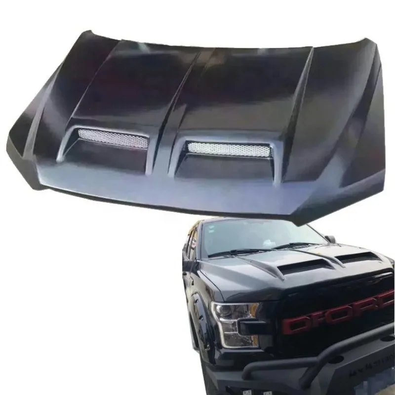 

Steel Hood Replacement Car Parts Air Enigine Hood Bonnet for Ford F150 Pickup Truck 4x4 Accessories