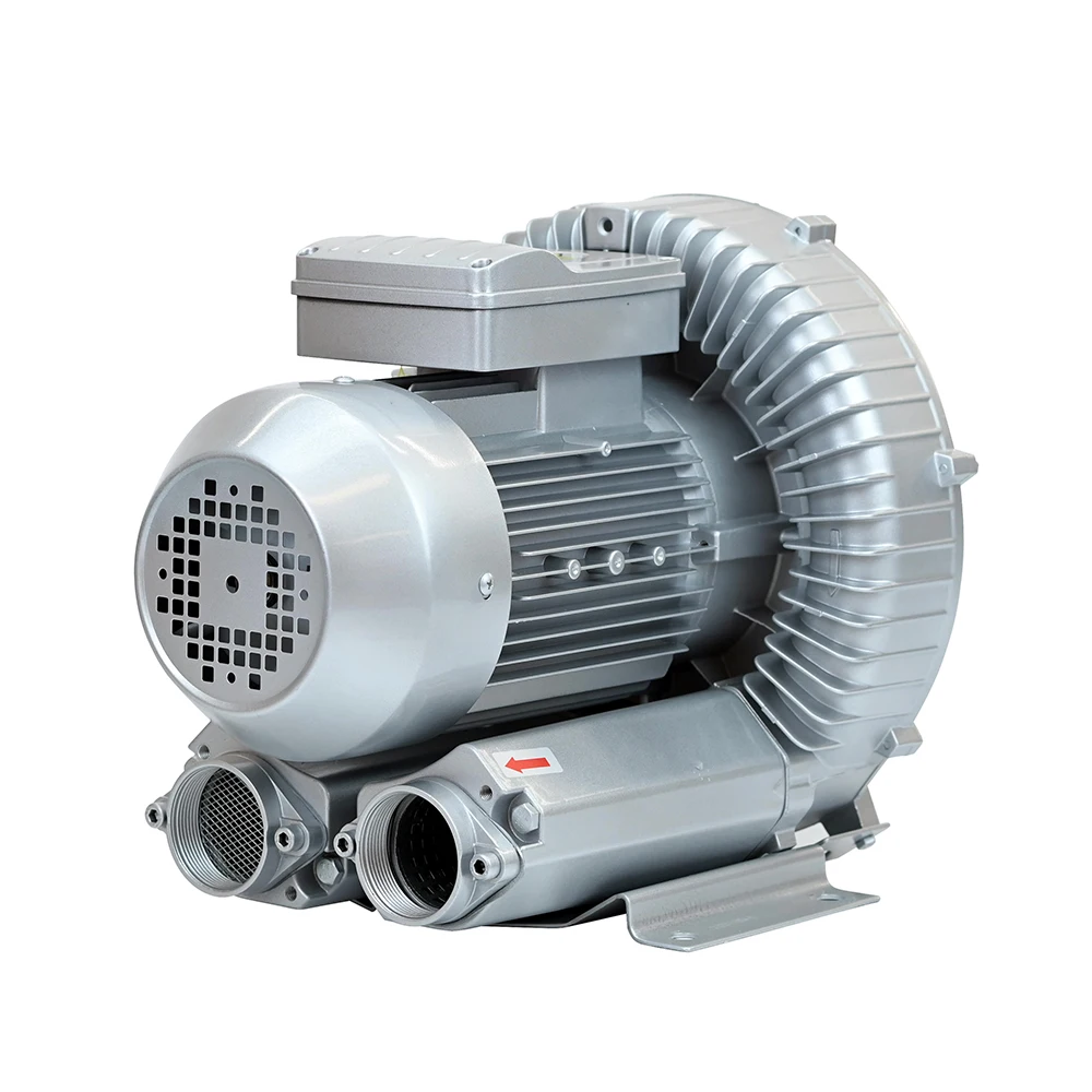 1.5KW 2HP Air Ring Side Channel Blower Vacuum Pump For Vacuum Packaging Fish Pond Aeration view 5