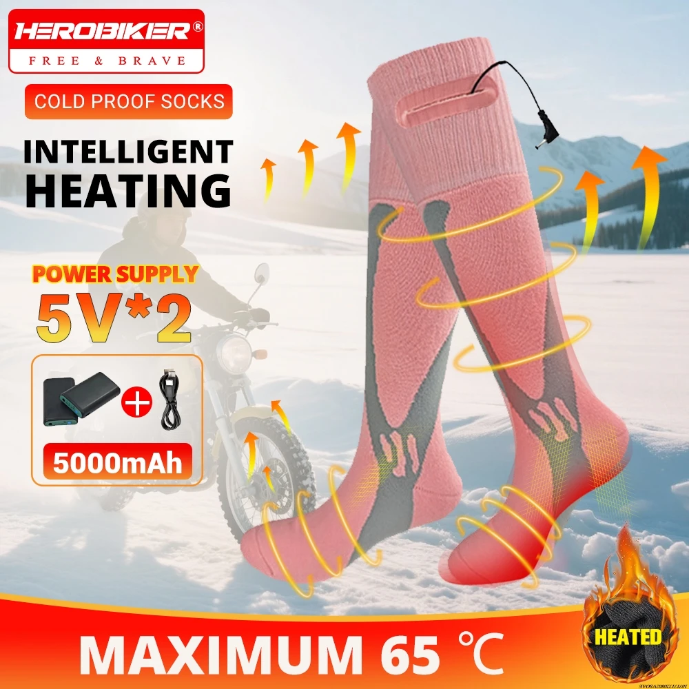 

Heated Socks Rechargeable Heating Socks For APP Remote Control Heated Socks Warmth Outdoor Heated Boots Snowmobile Winter Ski