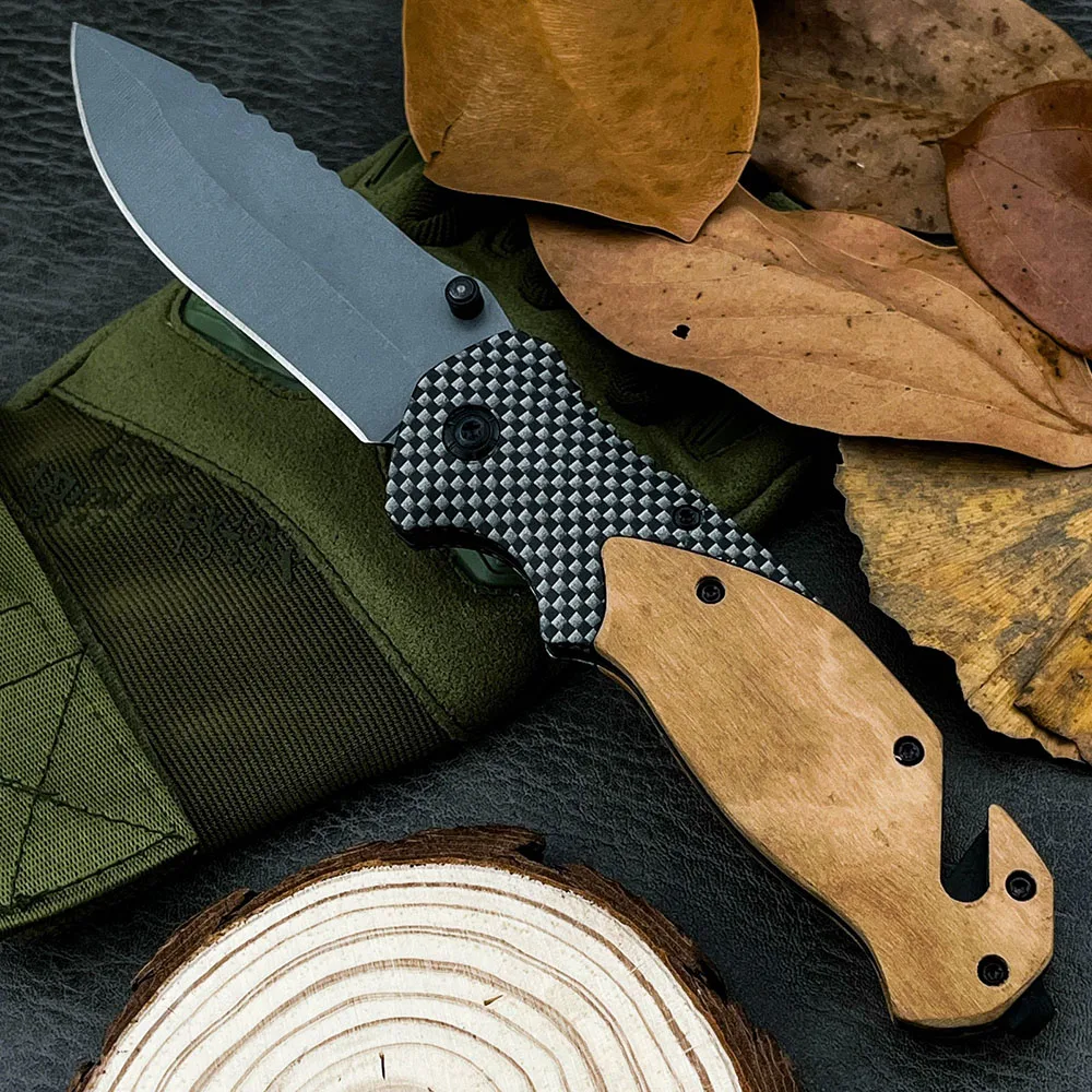 

Боевые портативные складные ножи для кемпинга на открытом воздухе, подходят для пеших прогулок и спасений в джунглях, многофункциональные тактические ножи для самообороны