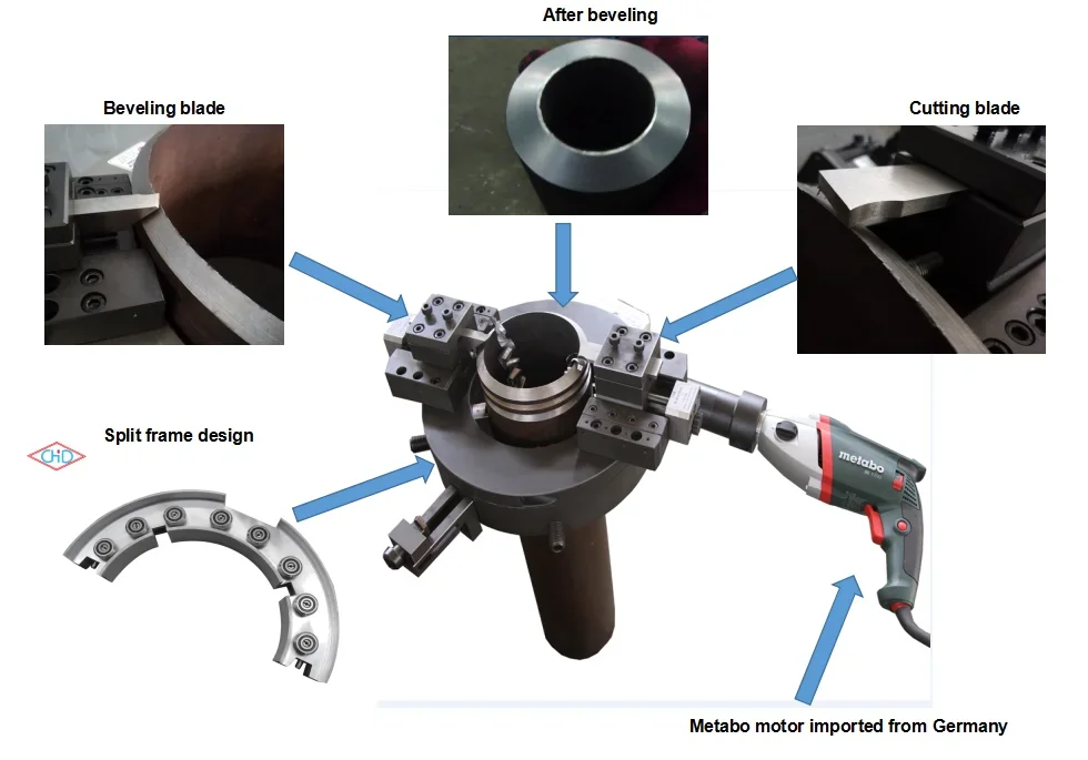 Good Cold Cutting Internal Expansion Type Electric Pipe Beveling Machine