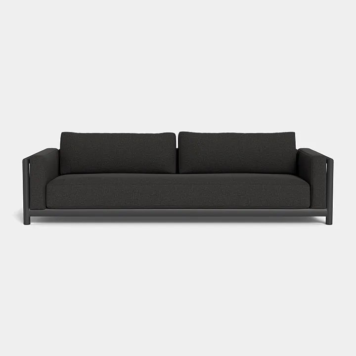 Outdoor Classic Weather Resistance Extruded Aluminum Conversation Patio Set Furniture Garden Sofa