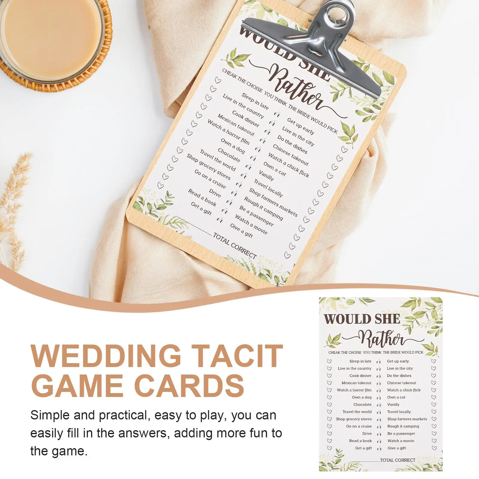 

10 Pcs Shower Game Modern Bridal Shower Cards for Modern Dating Night Activity Props Party Gifts