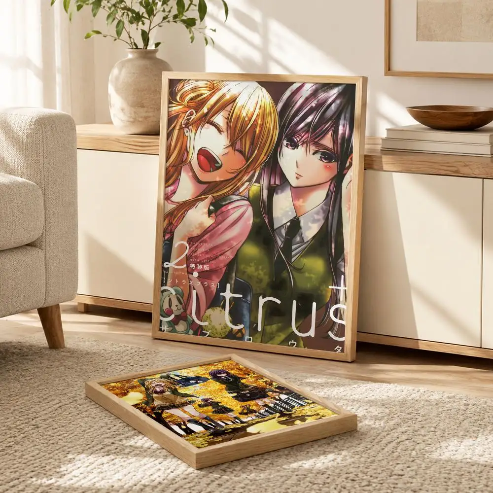 Anime C-Citrus Poster Modern PP Paper Wall Decorative for Cafe Office Bar Home Wall Decor Gift