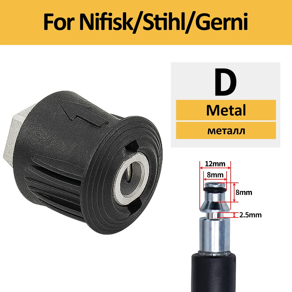 Hogedrukreiniger Slang Connector Converter Power Washer Outlet Adapter M22 voor Karcher Bosch Nilfisk Hogedrukreiniger Slang