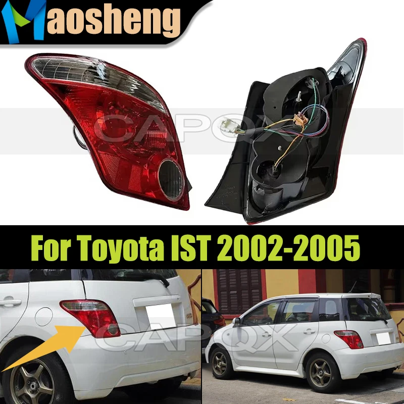 

1 пара автомобильных задних фонарей для Toyota IST 2002 2003 2004 2005, стоп-сигнал, задние фонари, задний фонарь
