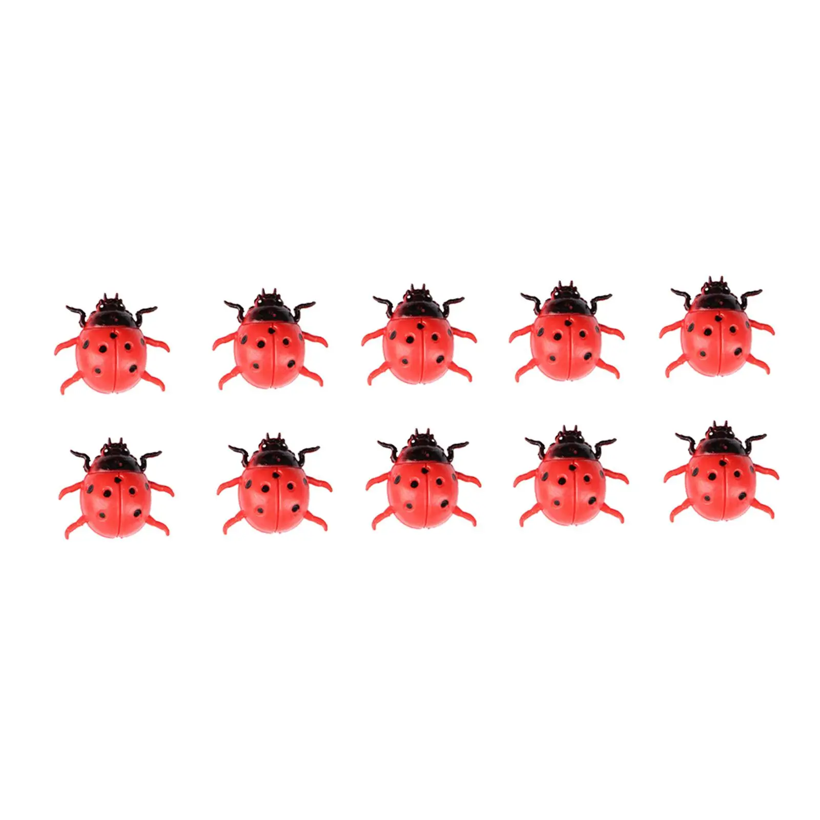 Cute Animal Fridge Magnet Art PVC Ladybug Refrigerator Decorations for Household Office Kitchen Cabinet and Door