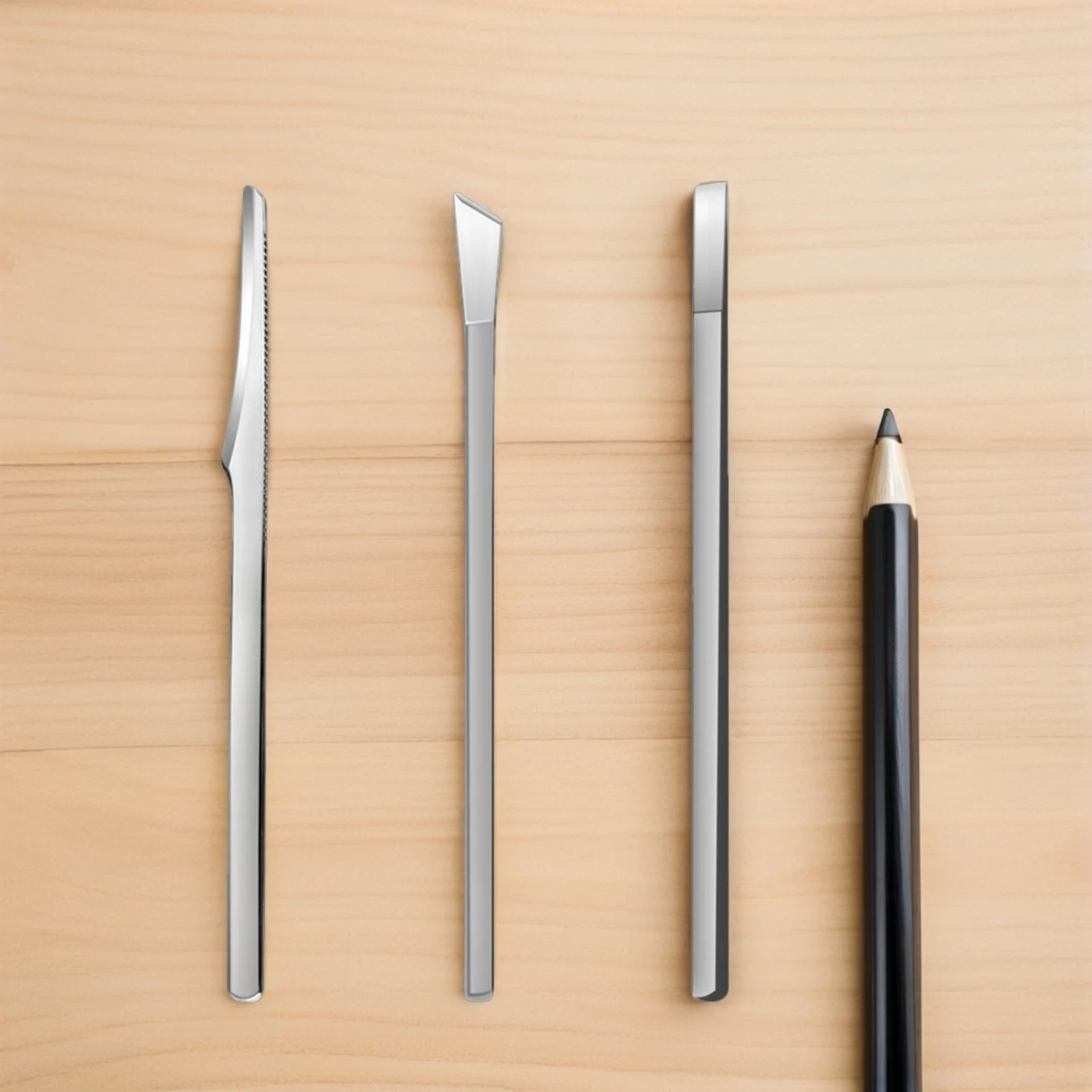 3Pcs Stainless Steel Pedicure Tools Set Foot Scraper Dead Skin Remover Precision Grooming Multi-functional Nail Care Kit