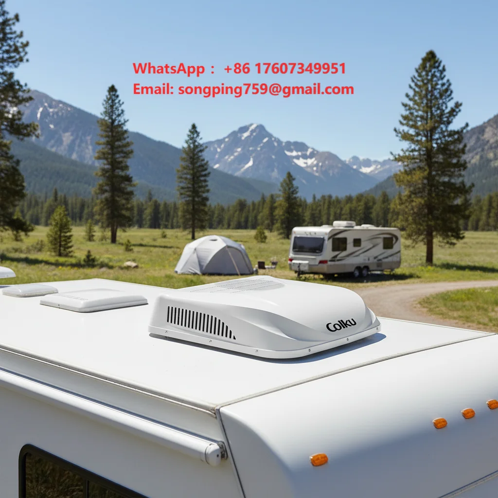 Colku GCB23A Rooftop Vehicle Battery Electric Automatic 12v Dc air Conditioner for Car RV Truck