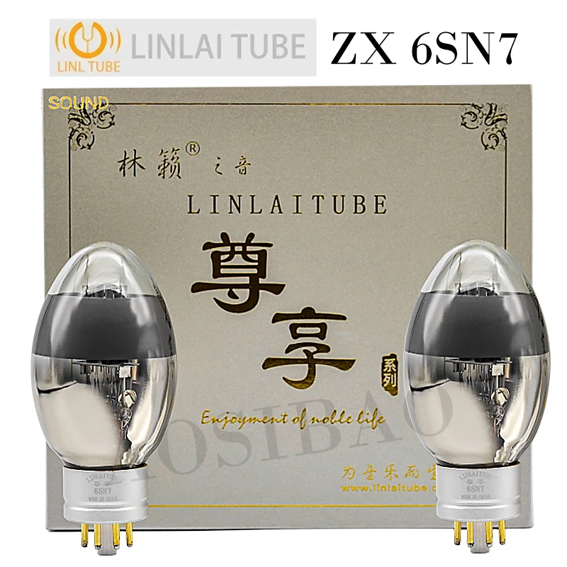 LINLAI 6SN7 ZX 6SN7 Vacuum Tube Replace CV181 6N8P 6H8C 5692 6SN7T HIFI Audio Valve Electron Tube Amplifier Kit DIY Matched Quad