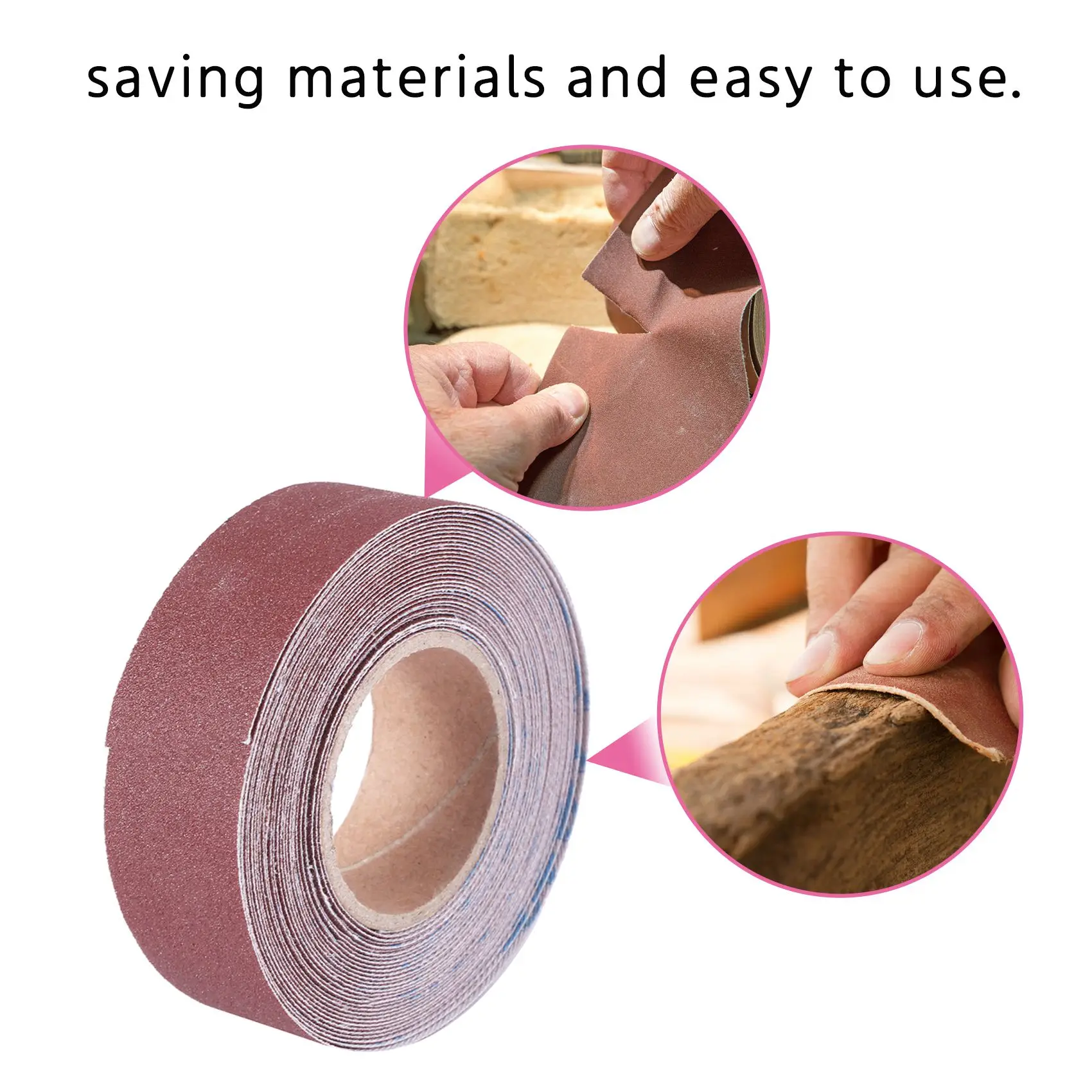 5 Size 6M 150-600 Grit Woodworking Sandpaper Abrasive Emery Cloth Roll Dry Polishing Sanding Tools For Metal Wood-AT30