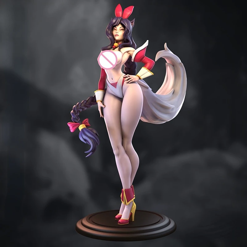 

Ahri Bunny Resin Figure 1/24 Scale 75mm Vertical Height Assemble Model Kit Unassembled Dioramas Unpainted Statuettes Toy