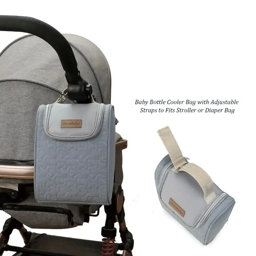 Insulation Bag Baby Feeding Milk Warmer Bottle Holder Baby Bottle Mommy Clutch Bag Stroller Hang Bag Stroller Accessories