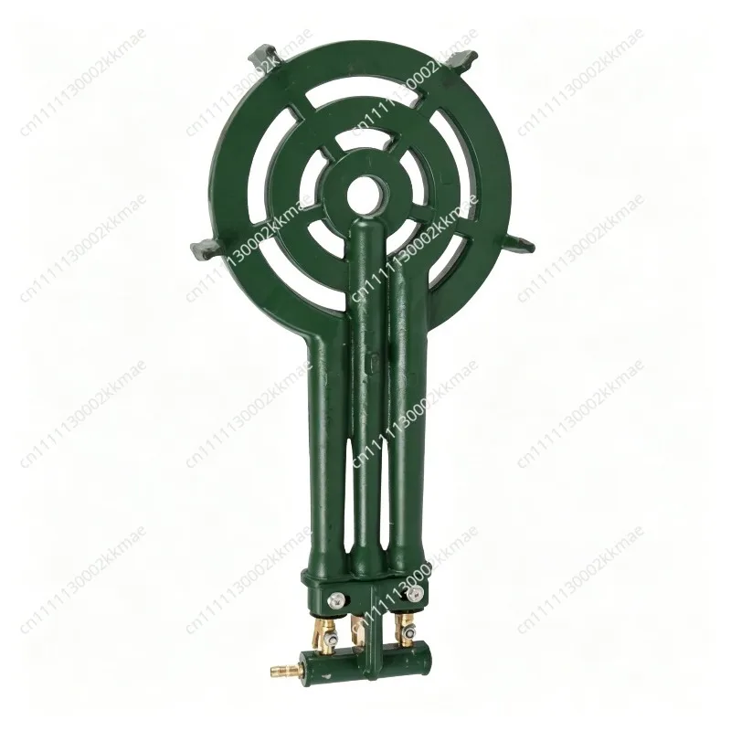 Portable Gas Stove with Cast Iron Three-Ring Porous Burner for Liquefied Gas, Outdoor Camping and Cooking Stove