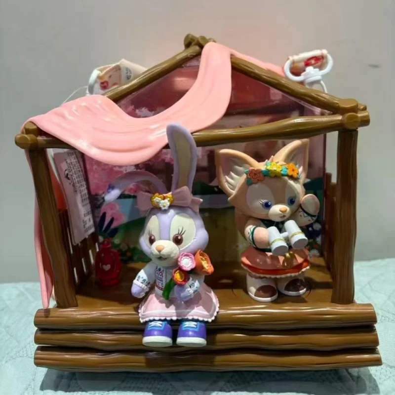 Shanghai Disney 2023 Limited Edition LinaBell and StellaLou Popcorn Bucket in Cabin Shape, an Adorable Souvenir