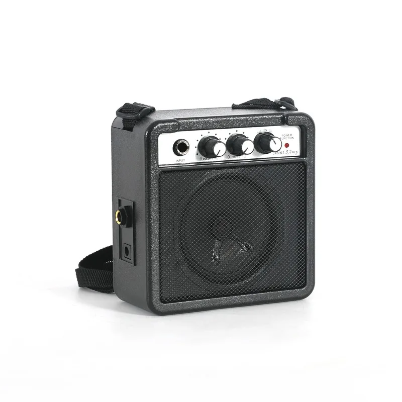 5W Mini Electric Guitar Amplifier, Portable Compact Speaker for Electric Guitars, Mini 5-Watt Portable Amp