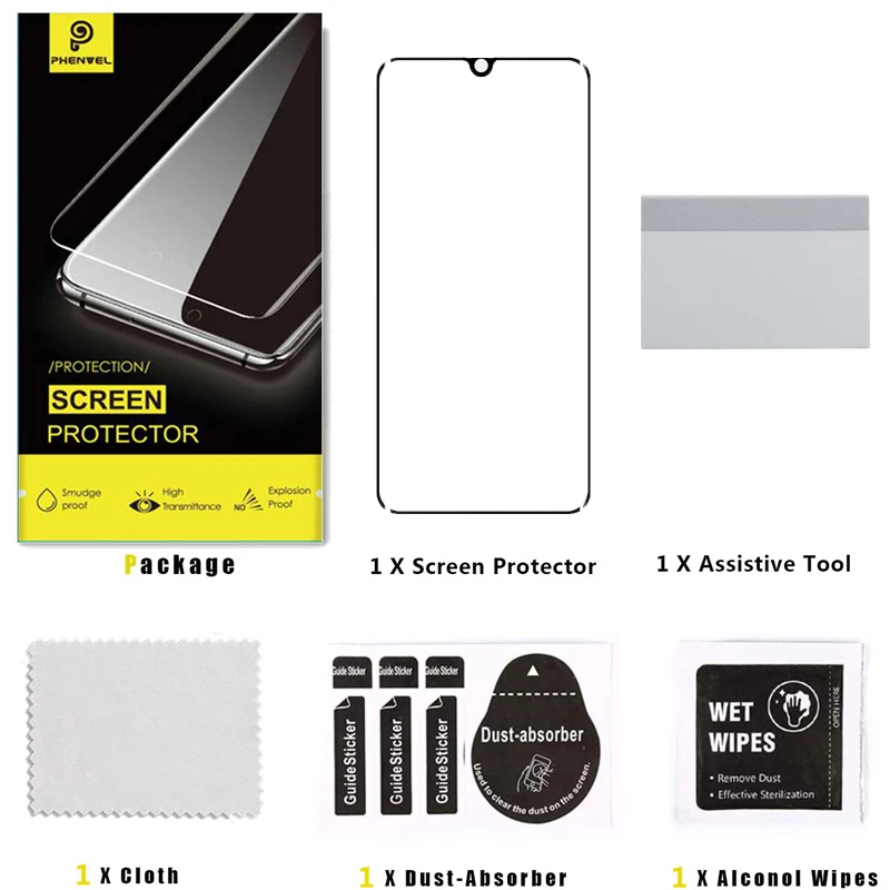 3D Protective Glass For Xiaomi Note 10 Pro Full Glue Screen Protector Mi Note10 Lite Anti Shatter Tempered Glass Film