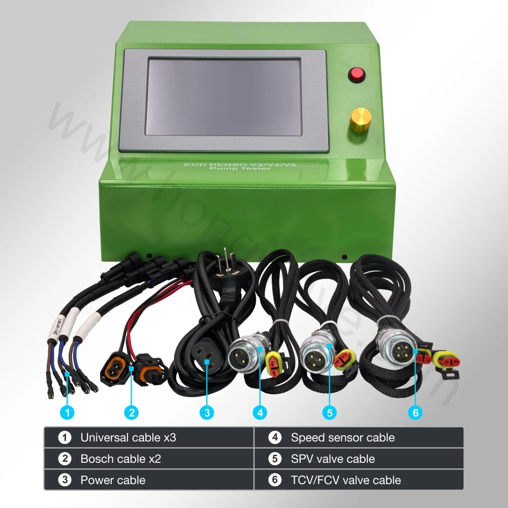 Hwaut Diesel Fuel Electronic Common Rail Pump Tester For Denso EDC V3/V4/V5 Pump Test Device Machine