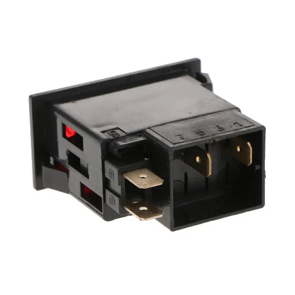 Surface Mount Waterproof Rocker Switch Single Panel Control for Car Boat Truck 12V 24V Plastic Metal