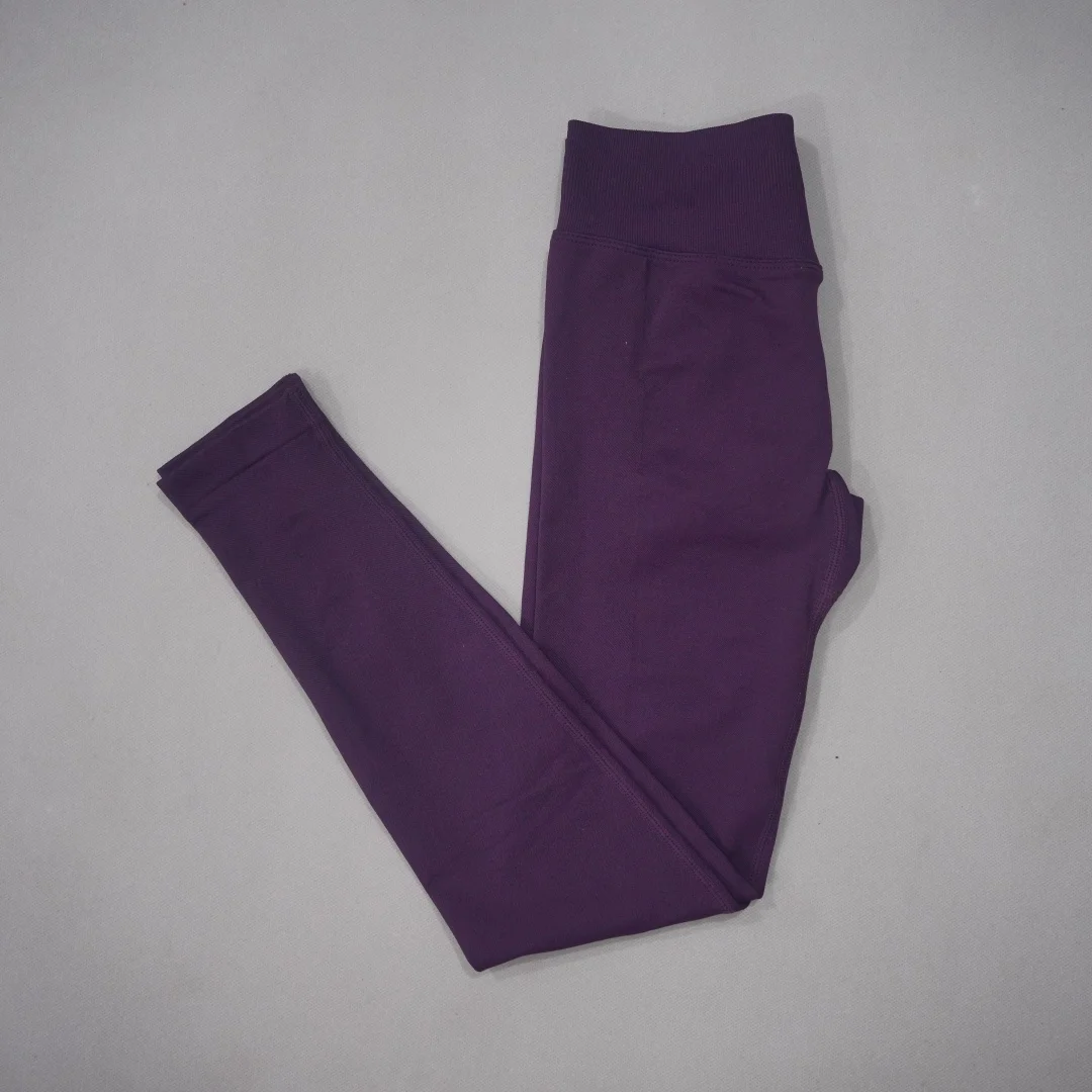DF LOGO Dames Naadloze Yogalegging met Hoge Taille, Squat Proof, Snel Droog, Billenliftend, Compressie, Buikcontrole, Gym, Hardlopen