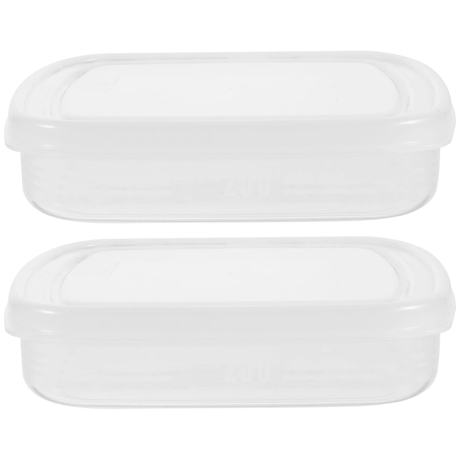 

2 Pcs Cheese Storage Container Holder For Refrigerator Pp Preservation Saver Fridge