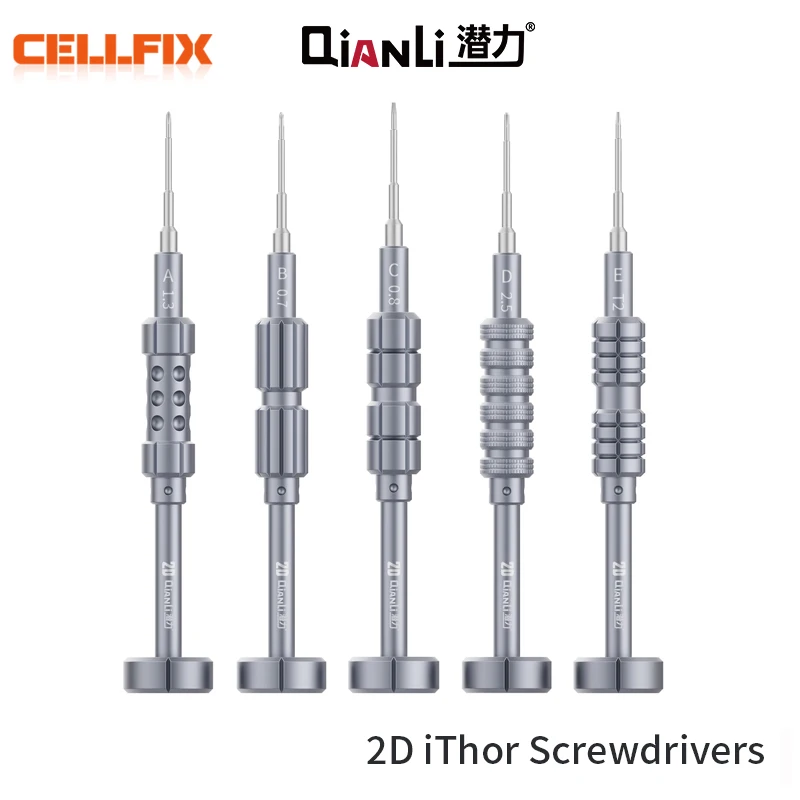 QIANLI 2D Precise Screwdriver Grenade style For iPhone Android Mobile Phone Repair Disassemble Open the bottom of the tool screw