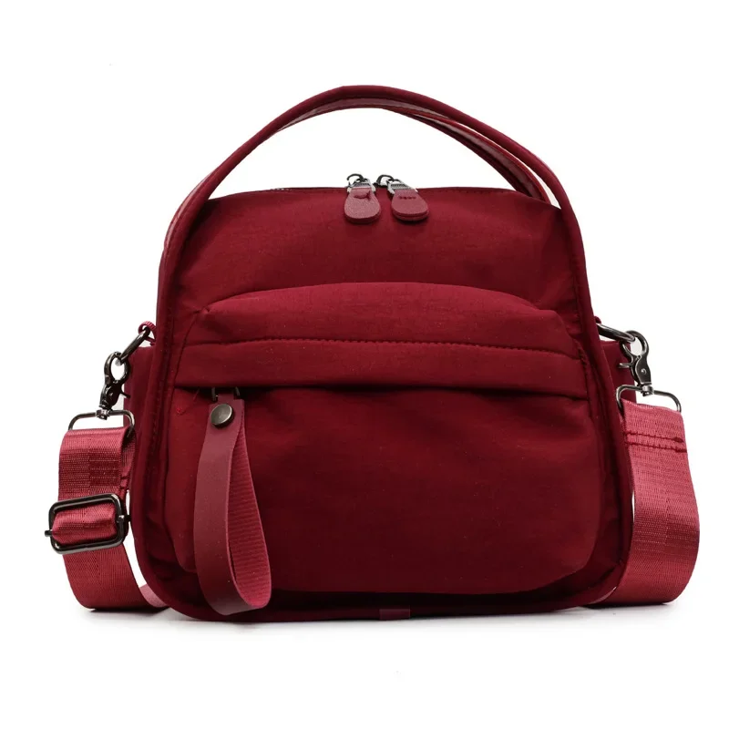 

New Fashion Burgundy Lightweight Shoulder Bag Compact Yet Roomy Crossbody for Casual & Travel Use