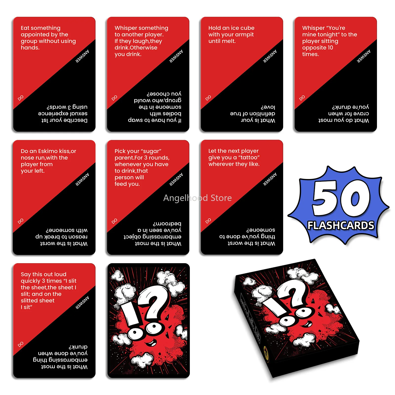 

New Style Card Truth or Dare Theme Board Game Cards - Adult Leisure Interactive Game Cards Wholesale-Dice