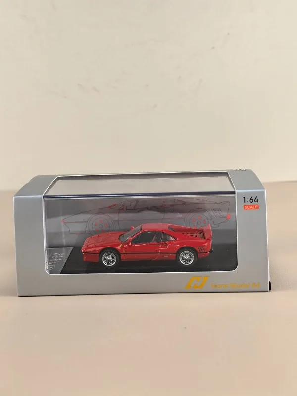 Hone Model Diecast 1/64 Scale Ferrari Alloy Car Model Ferrari 288 GTO Play Vehicles Toys for Boys Original Box Collection