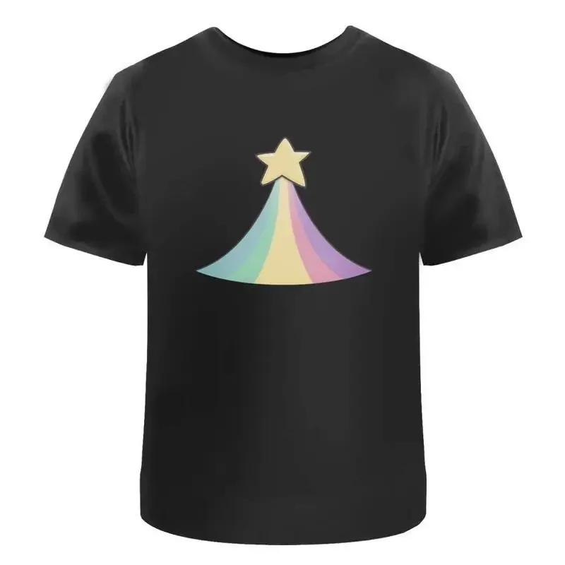 Shooting Rainbow Star' Cotton T Shirt Ta029112