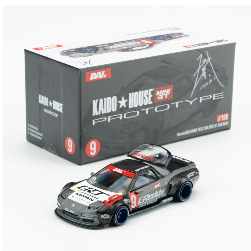 

# KHMG190 Kaido House x MINI GT NSX Kaido Test Car Spec V1 China Edition Коллекционная модель автомобиля из литого металла