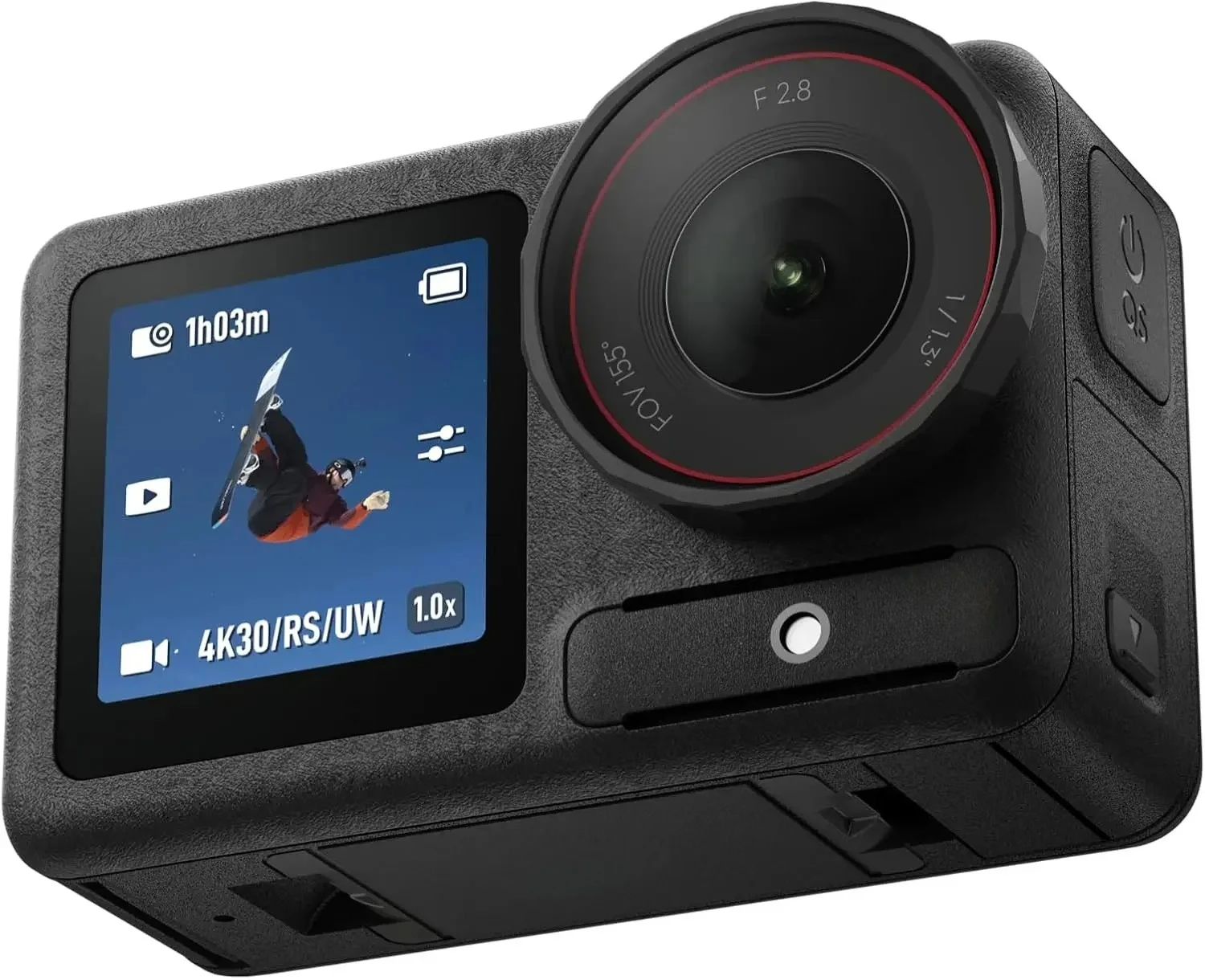 Waterproof Action  with 1/1.3Sensor, 4K/120fps Video, Subject Tracking, Dual OLED Touchscreens,4K