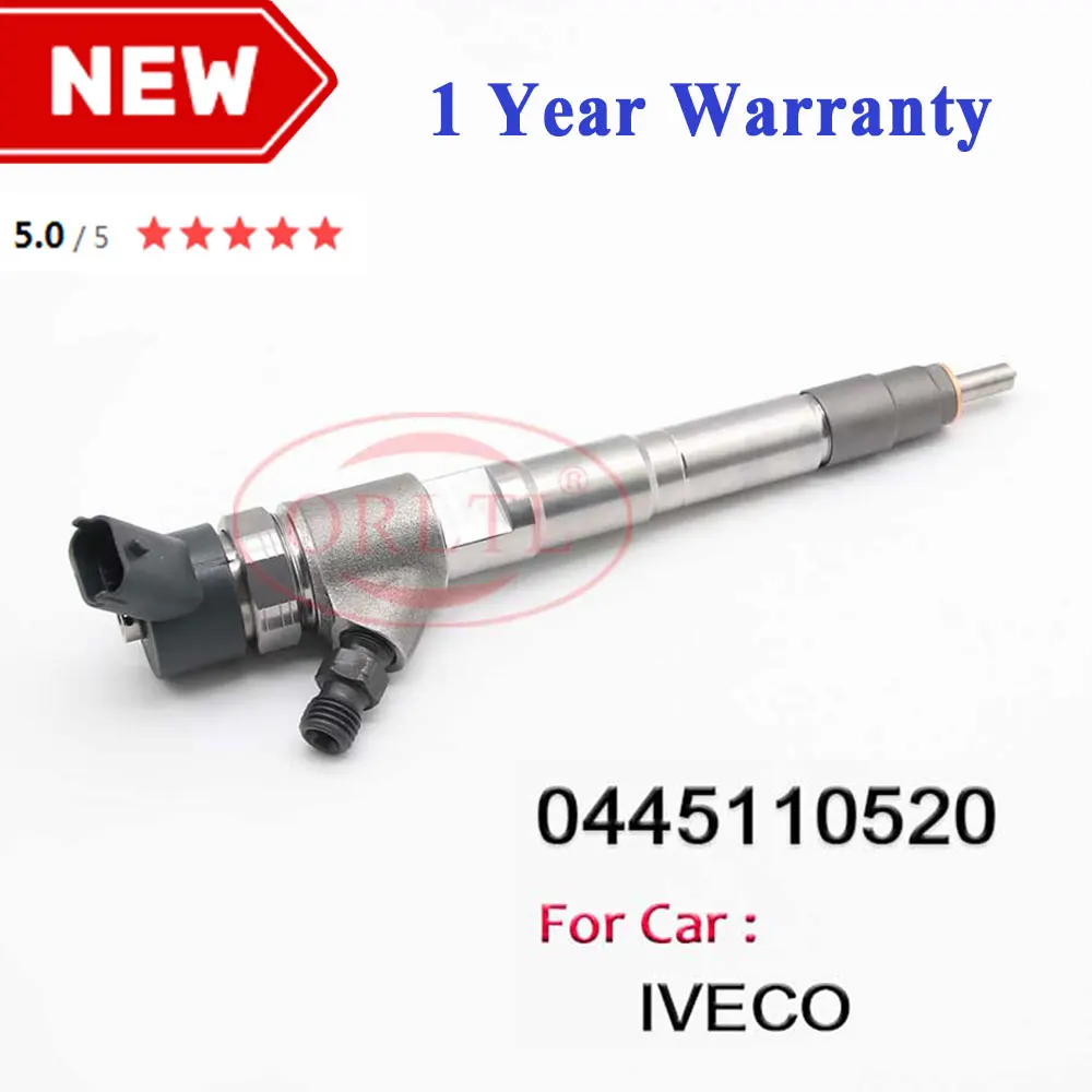 

0445110520 0 445 110 520 Common Rail Fuel Injector 0445110418 0986435248 For IVECO 5801594342 504389548