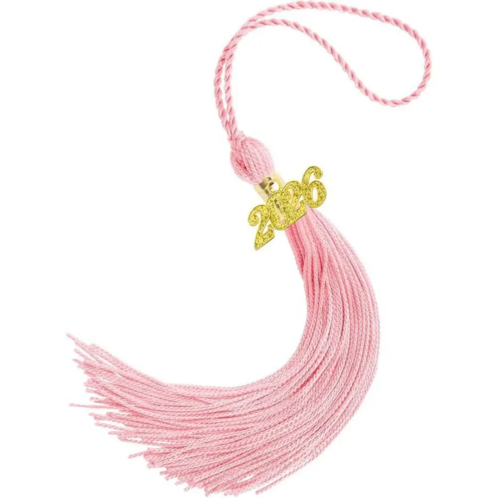 Polyester Alloy Academic Tassel Hanging 10 Colors Pure Color Charm Pendant DIY Crafts 2026 Style Student Dress Up Tassel