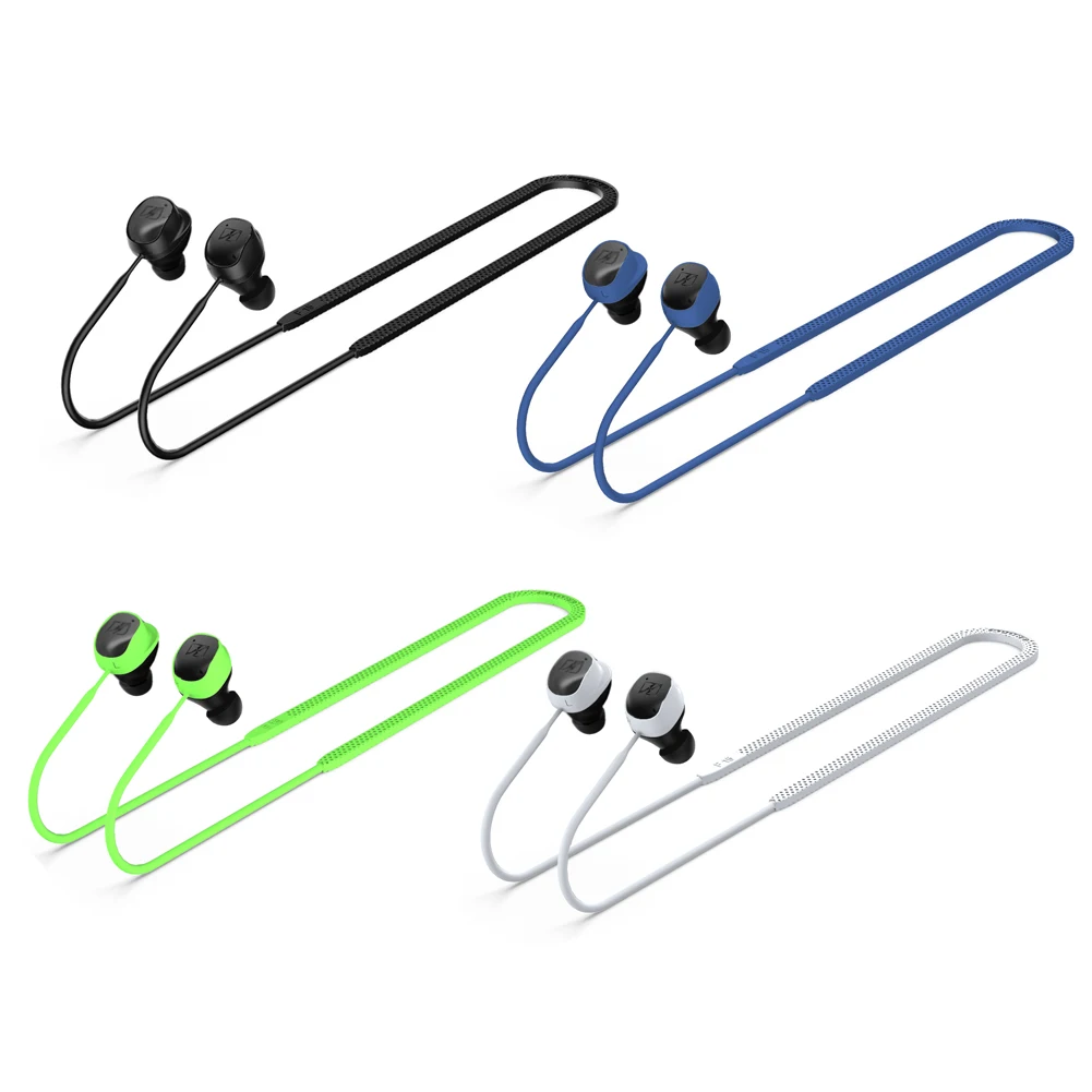 Correa de silicona para el cuello para auriculares, correa suave para el cuello para auriculares inalámbricos, cable de soporte para auriculares Sennheiser Momentum True Wireless 3