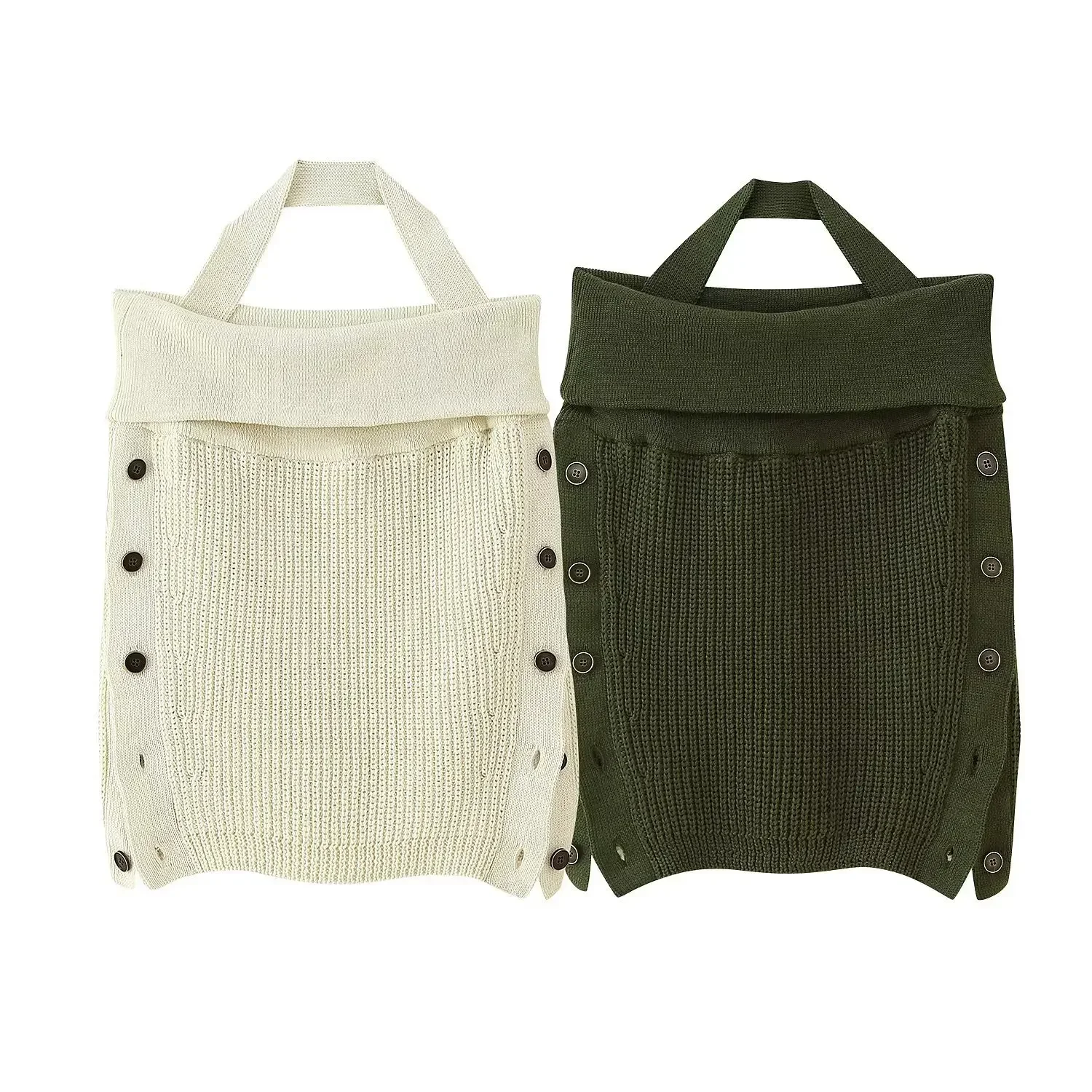 

Design Women's Cable Knit Sleeveless Vest Beige Cardigan Style Waistcoat Notch Lapel Retro Preppy Layering Piece