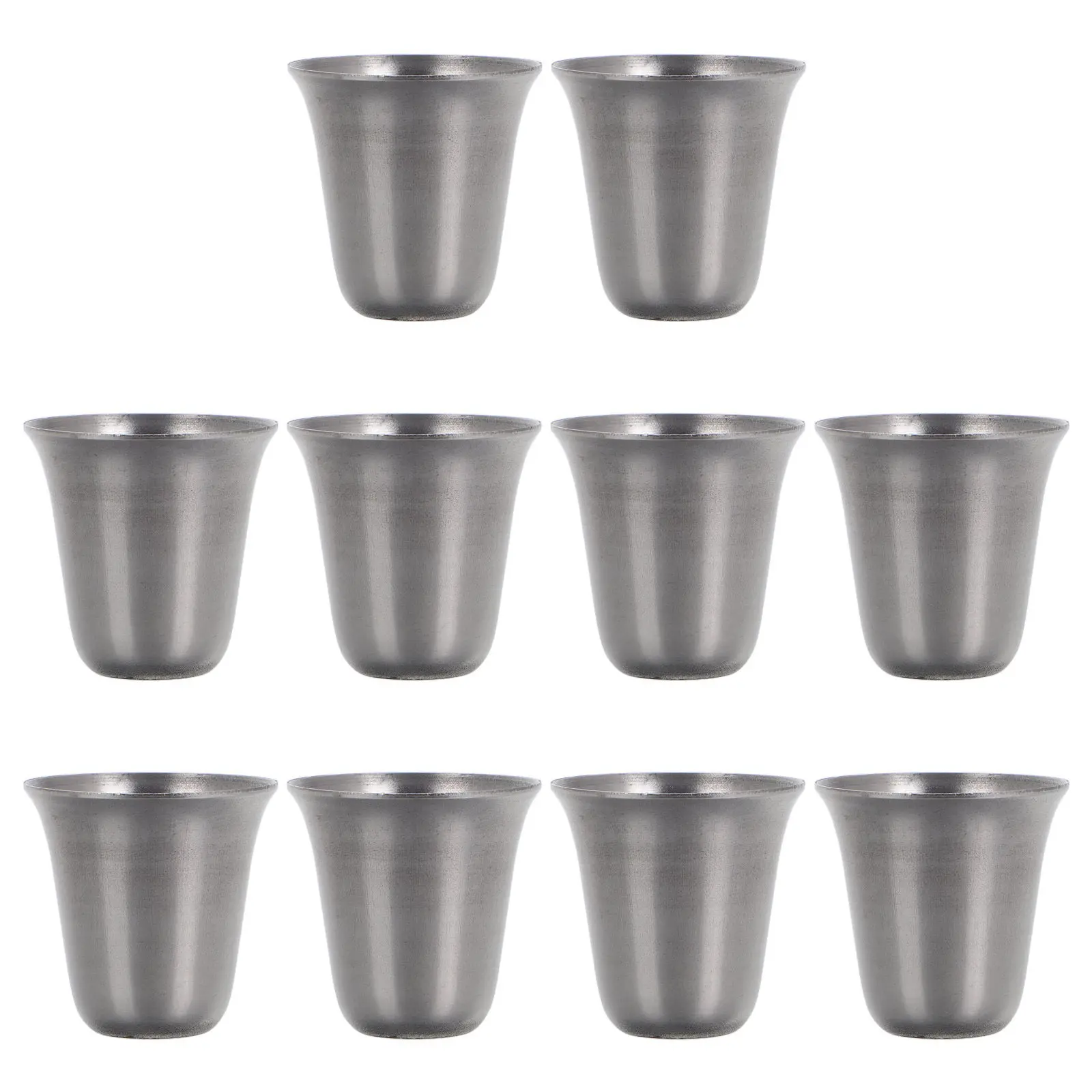 10 Pcs Church Baptism Cup Altar Multi-function Communions Delicate Wine Metal Offering