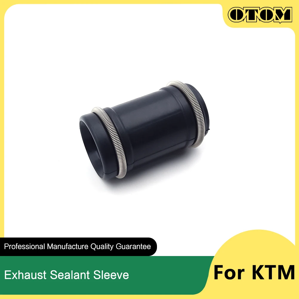 OTOM 2024 tubo di scarico in gomma per moto manicotto di tenuta a molla silenziatore guarnizione per tubo di scappamento per KTM HUSQVARNA GASGAS SX XC EXC XCW