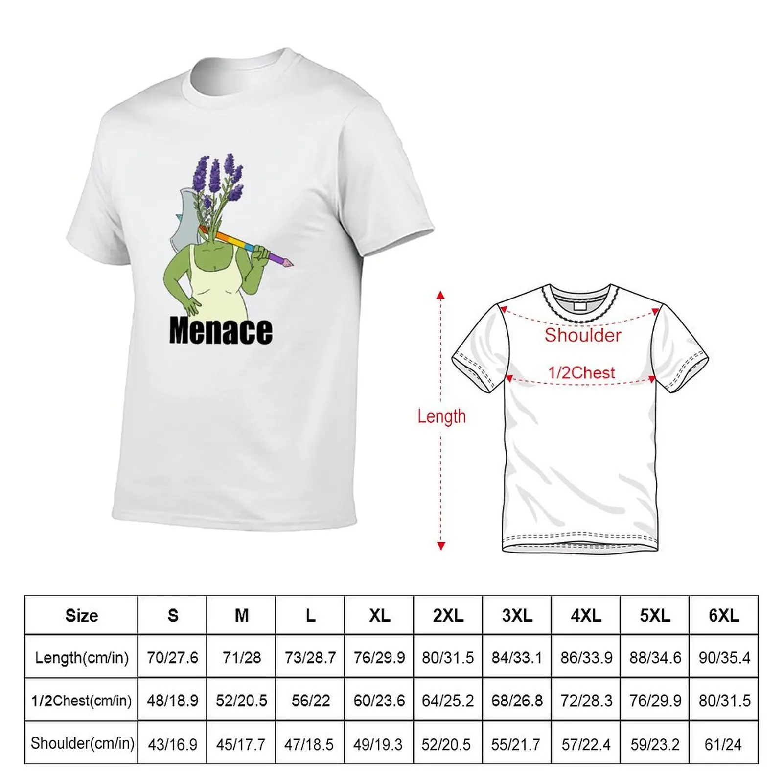 تي شيرت Lavender Menace تي شيرت رجالي برسوم جرافيك تي شيرت قطن 100%